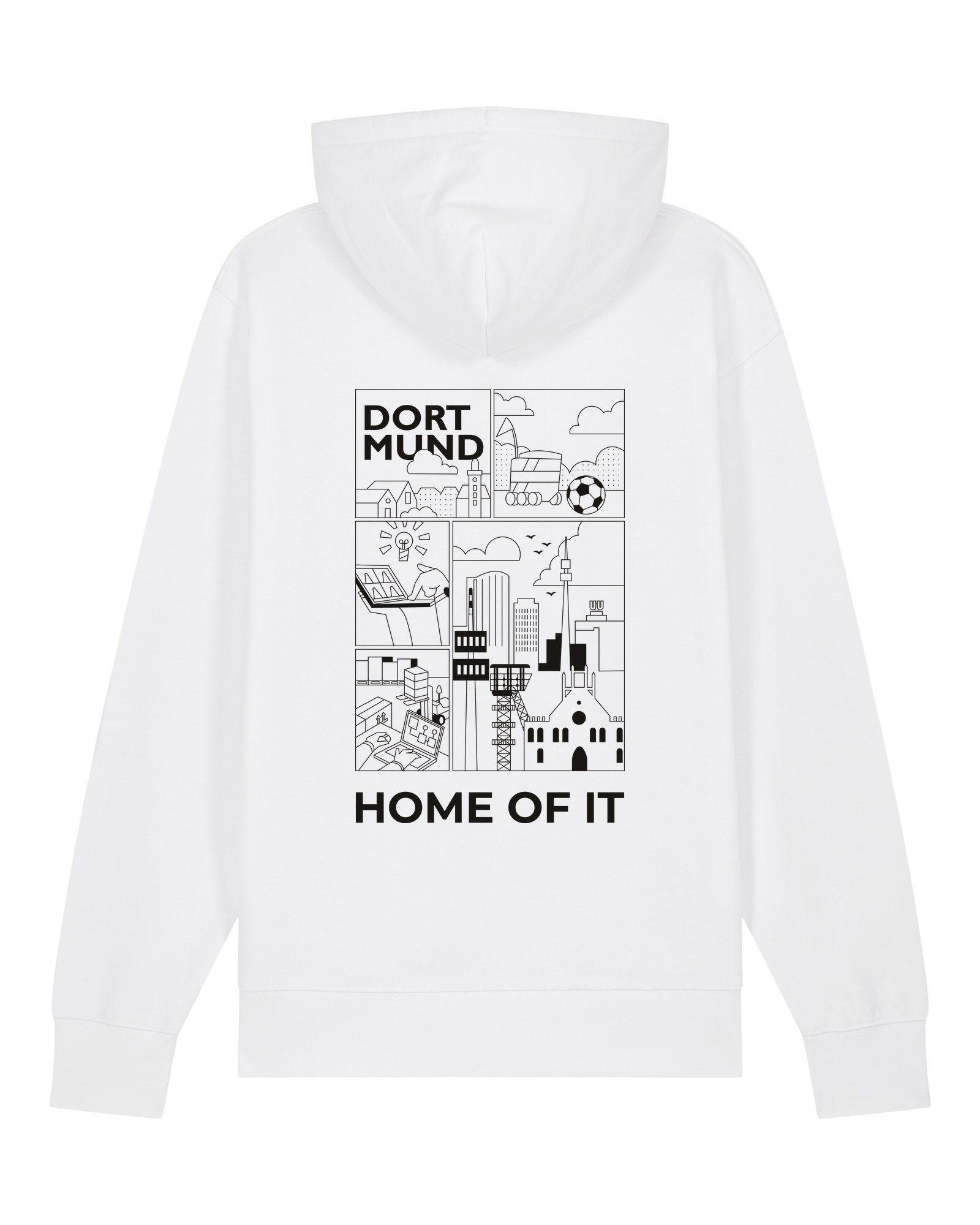 REWE digital Cruiser Hoody Dortmund White 3XL